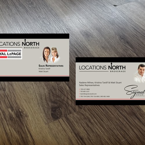 Business Cards for Top Real Estate Team Diseño de Shibbir Ahmad