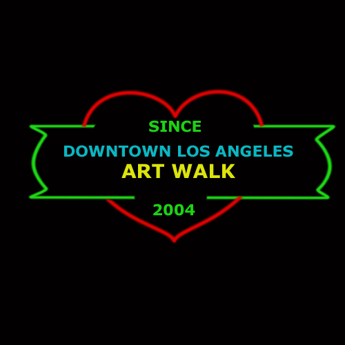 Downtown Los Angeles Art Walk logo contest Diseño de andbetma