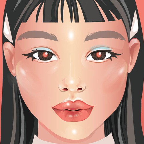 Attractive Face - Graphics Design Diseño de Asanyana
