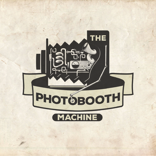 Create a nostalgic, steampuck inspired logo for The Photobooth Machine Design by Point.0