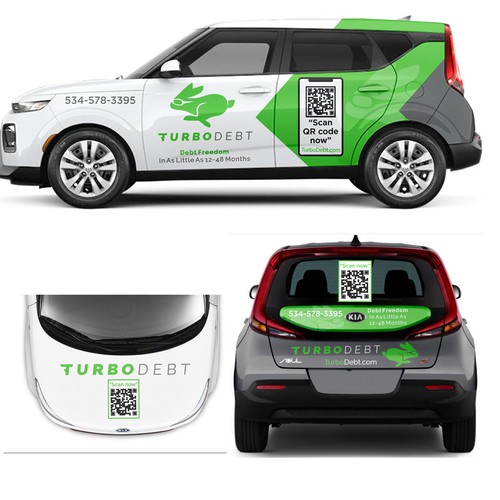 Kia Soul Car Wrap Design for Hot Fintech Startup Design por Anugerah ilahi