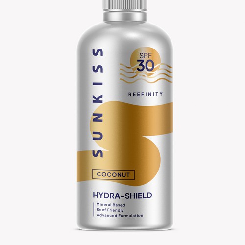 Luxury Sunscreen Label Design by Lady Goga