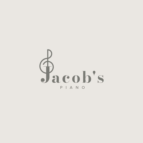 Piano related logo for my popular YouTube brand Design by vividesignlogo