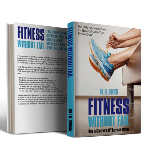 Cover for a fitness motivation book Design by Iva23