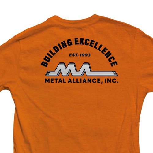 T-shirt design for high quality construction company Design by Irisha_design