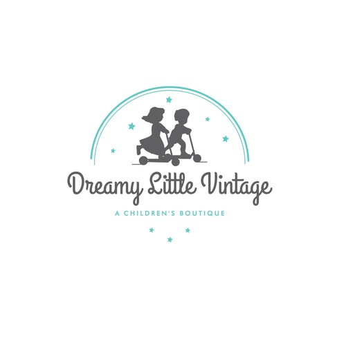 Design di Design a "dreamy" logo for a brand new children's vintage clothing boutique di meryofttheangels77