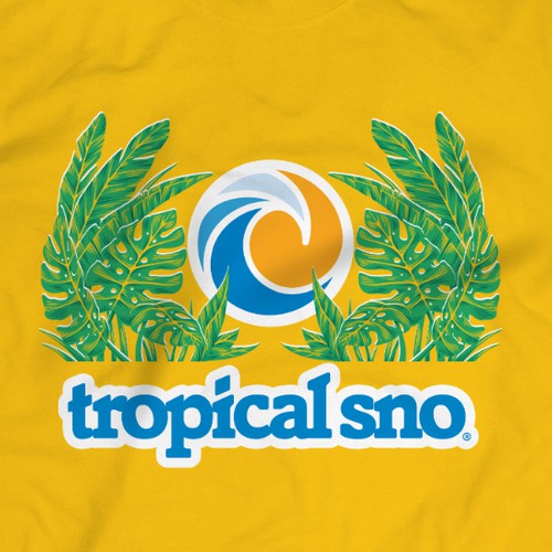 Tropical T-Shirt Design Design by Ibtar