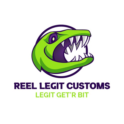 Custom bait painters looking to "lure" creative spirits for a logo design! Design by suardita