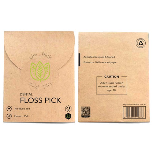 We need a Clean & Minimum design for our first Smart packaging dental floss picks product Design by Tanzina5