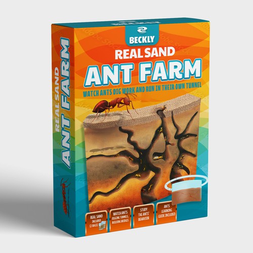 Eye Catching Ant Farm Box Design Design by Radmilica