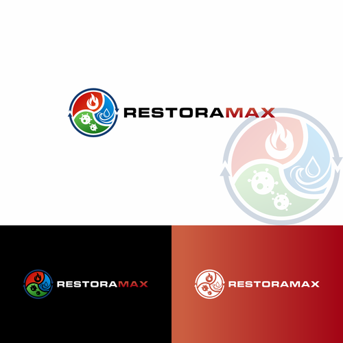 Restoration Company Branding. Design by agusiono