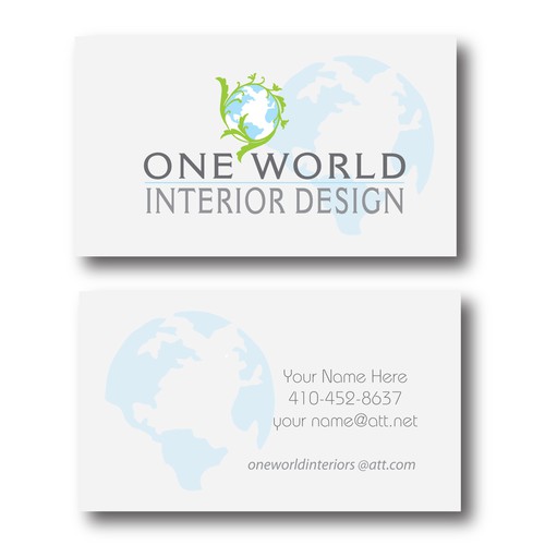 New logo wanted for One World Interior Design Réalisé par Artistic Melody