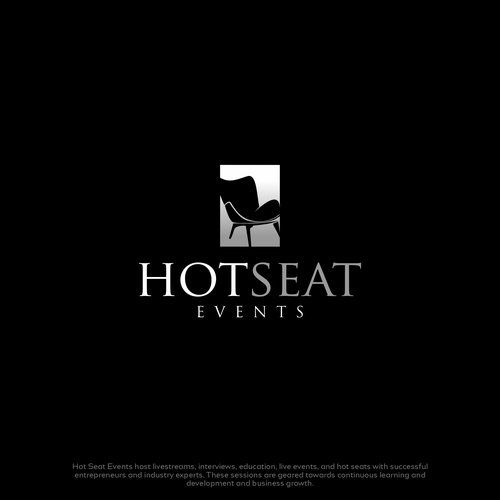 Impactful Logo For 'Hot Seat Events' – Learn from Industry Experts Through Livestreams & Events.-ontwerp door BrandGrowerッ