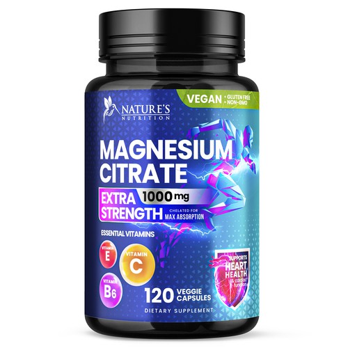 Premium Magnesium Citrate Design needed for Nature's Nutrition Design by Davi Giolo ★