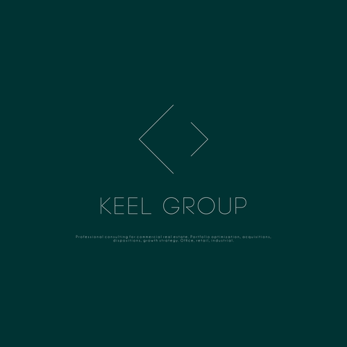 Logo for commercial real estate consulting company Design by PATIS