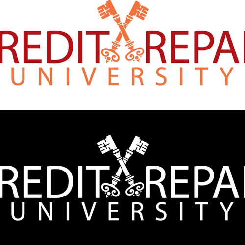 Logo for an Unaccredited Online Credit Repair University Diseño de ProSourceHosting