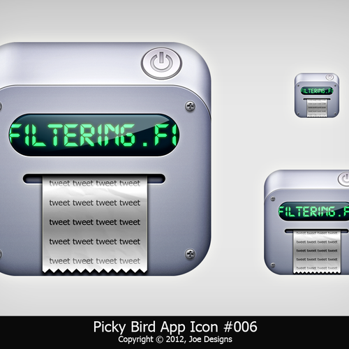 iOS app icon design for a cool new twitter client Design by Joekirei