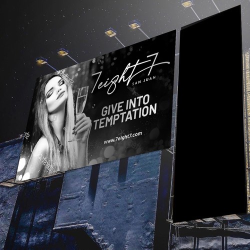 Billboard for a Nightclub and Gentlemen’s Club Design by Sketch Media™