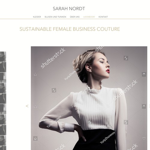 Proposta di design per un contest della categoria Design di sito web realizzata da waterlilly7