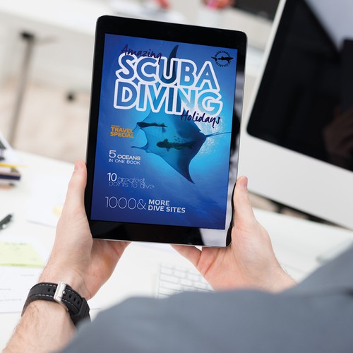 eMagazine/eBook (Scuba Diving Holidays) Cover Design デザイン by milumil