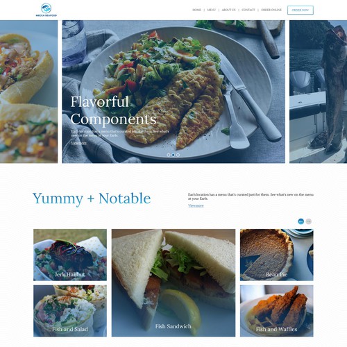 Design Miami Soul Seafood Restaurant Concept 1 Page Only di Battu