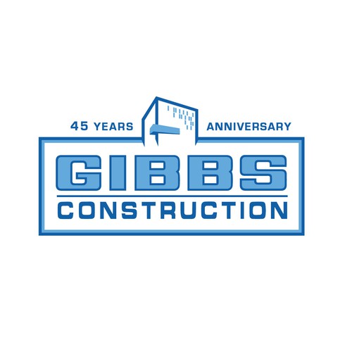 Modern & Creative Logo for our Construction Company 45th Anniversary Design by luce y turo