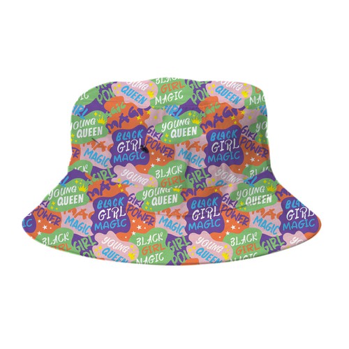 Bucket Hat Designs for Girls (black culture theme) Design by kirsen