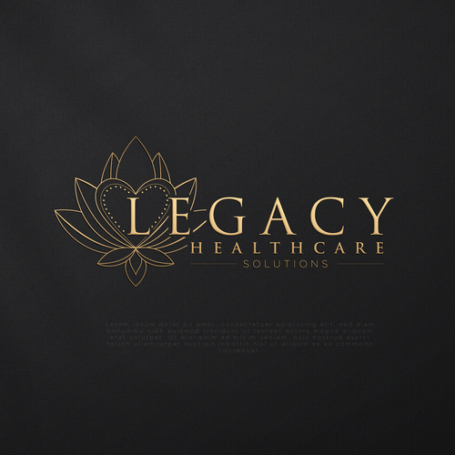 Elegant Professional Healthcare Staffing Logo (female owned) Design by e t ' s