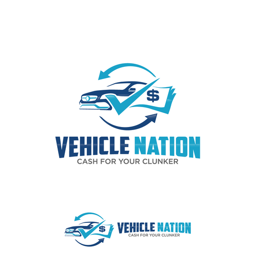 Vehicle Nation Seeks Logo For Junk Car Business. Design by ryART