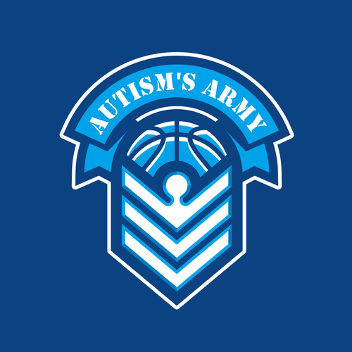 Basketball Logo for Team 'Autism's Army' - Your Winning Logo Featured on Major Sports Network Design by WADEHEL