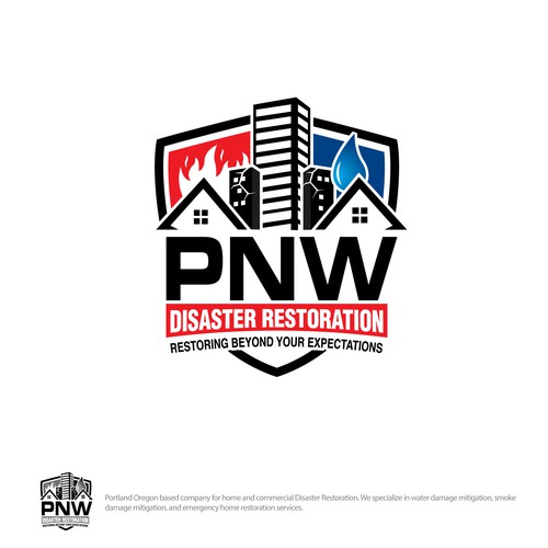 Disaster restoration logo Design by M.Siddique