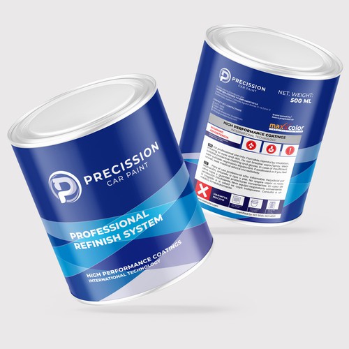 Design Label for Professional Automotive Refinish Products por binggo™