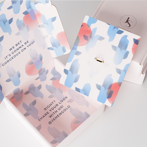 An elegant IG-worthy mailer box design for a young gold and jewelry brand Design by Aleksandr.B
