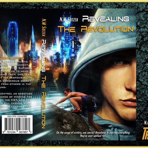 Design an awesome cover for Science/sports-fiction novel 'Revealing the Revolution' Design by FalaBogu
