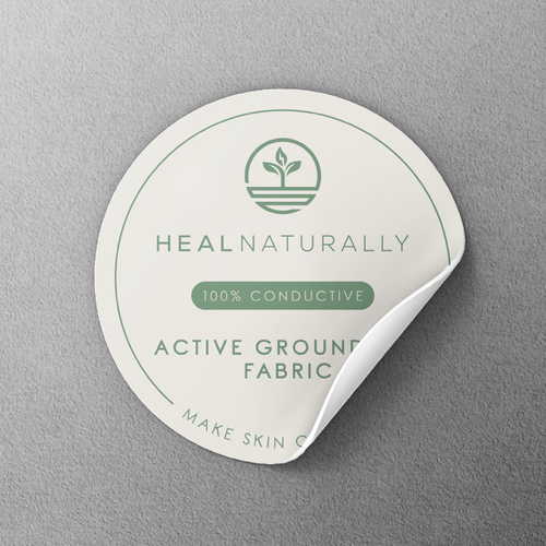 Designs | Design a modern and premium "GROUNDING" sticker | Product ...