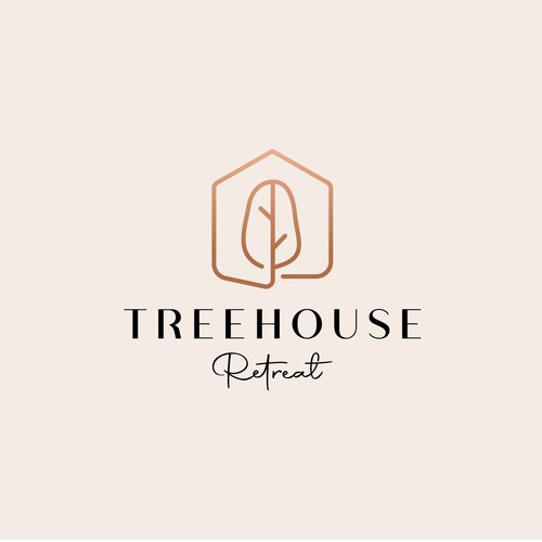 Treehouse Hotel Logo Design réalisé par Graphical™