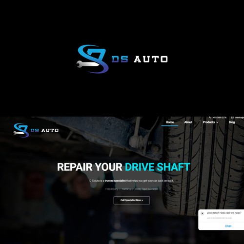 D S Auto needs help charming the world with a logo. Design réalisé par MAhi2014