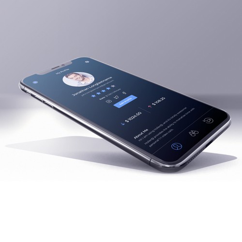 A fresh/modern/progressive styled video-calling app Design by A99