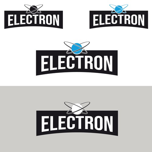 Newlogo designwith the electron drawn as a solid logo Diseño de Xisco™