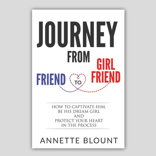 Design a book cover that is fun and playful to help single women experience love beyond friendship Design by Retina99