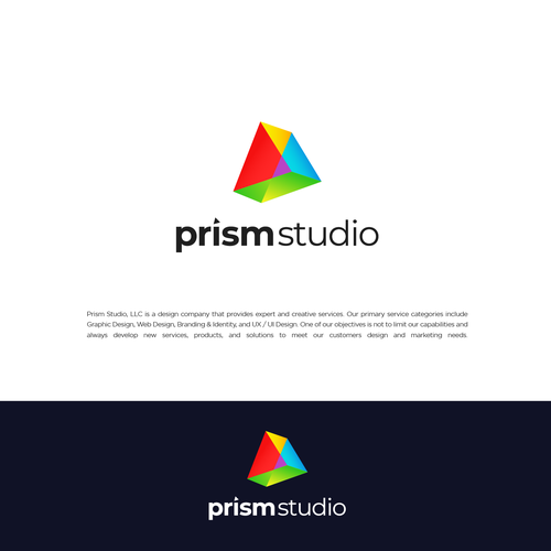 NEW creative logo design for Prism Studio Design by workhard_design