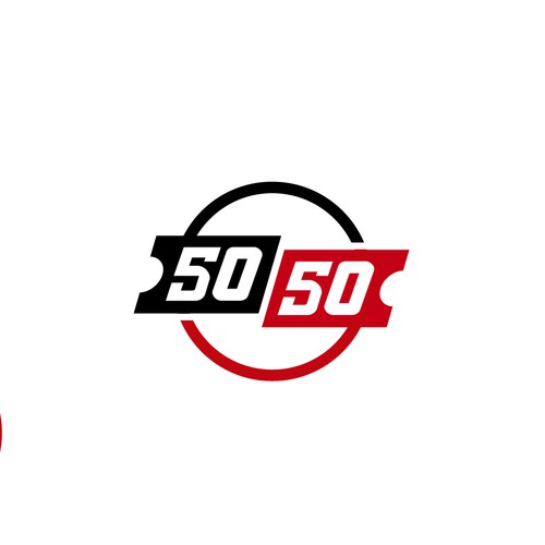 Desing a raffle competition logo for 50/50 Design by zilverzki