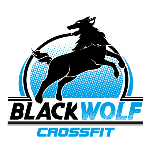 Black Wolf CrossFit: It's like a dark horse, but the dog version | Logo ...