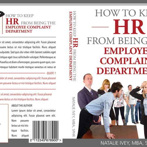 Create a book cover for How to Keep HR from Being the Employee Complaint Department Design by AnointingProductions