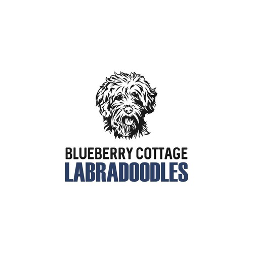 Blueberry Cottage Labradoodles Logo Logo Design Contest