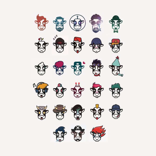 Design by Yillustrate titled "Emoticon Character Design"