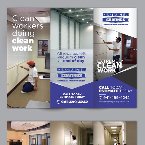 Commercial painting company brochure ad contest, looking for clean crisp look Design von Dzine Solution