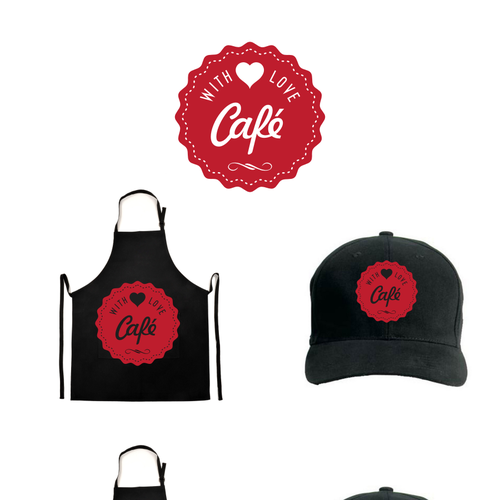 Logo for With Love Café Design by Angga Panji™