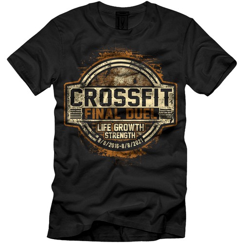 Crossfit 5yr anniversary T-shirt Design by G.T NINE