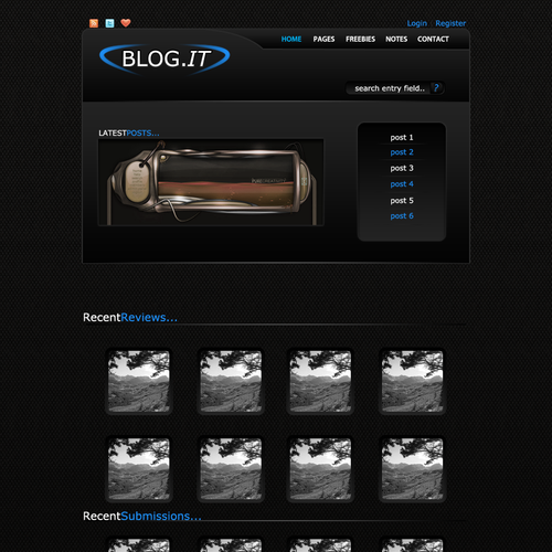 1-3 Page Website Template Design von Dayton Thouvenell